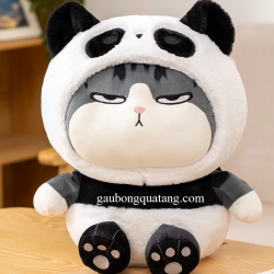 Gối Ôm Mèo Hoàng Thượng Cosplay Panda.